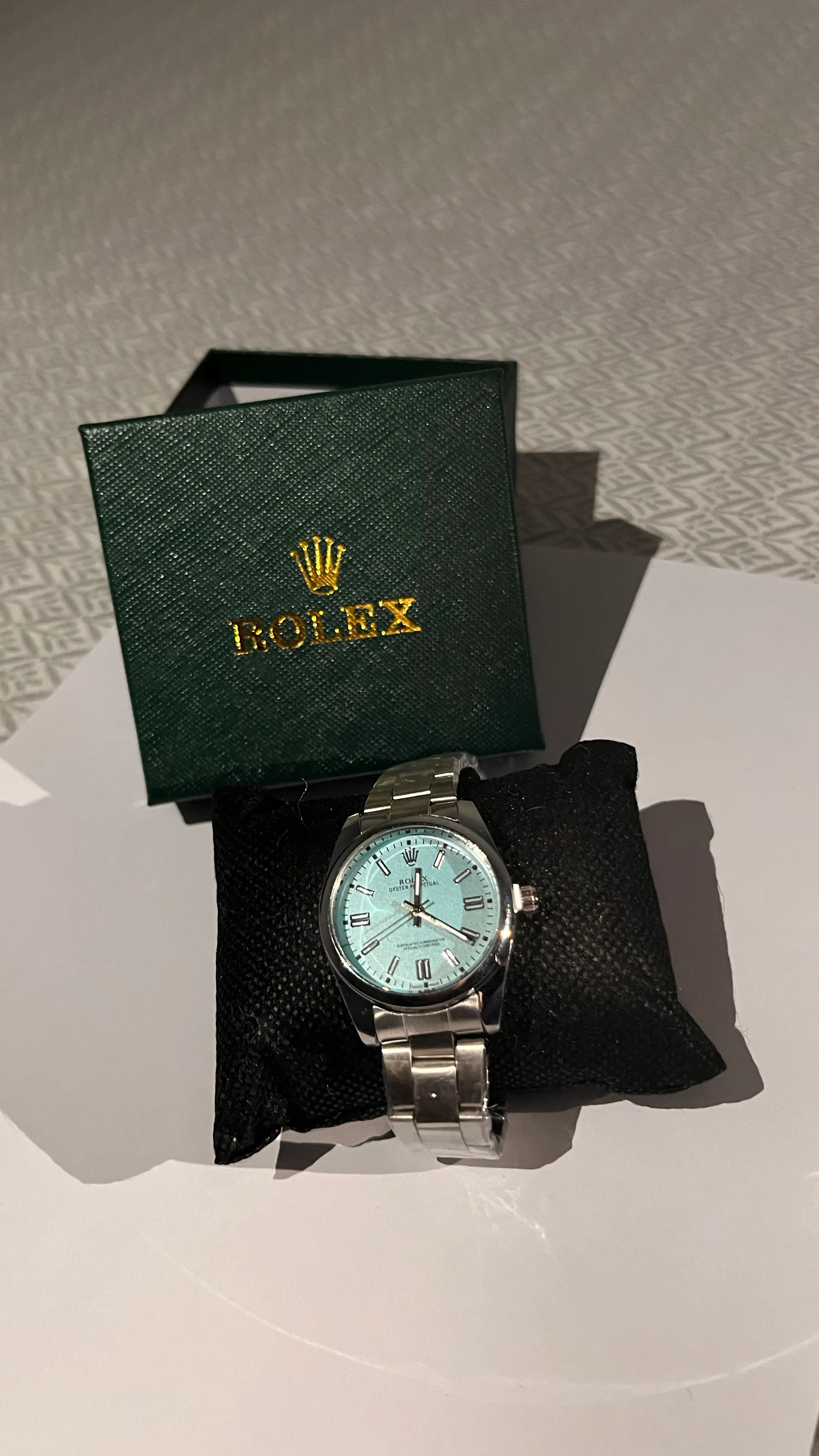 Rolex Oyster Perpetual Azul Tiffany